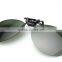 high qulality yellow night vision mirrored women men clip on driver PC sunglasses
