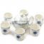 Exquisite blue and white porcelain hollow tea set ceramic cup Kung Fu tea set