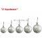 wholesale 2.5g/3.5g/5g/7g/10g/14g/20g bass sea fishing hook   lead jig heads