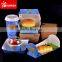 Disposable custom printed kraft food paper box for food