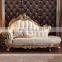 French Style Classic Sofas Wooden Royal Victorian Furniture Living Room Sofa Set Furniture