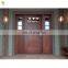 Mahogany Custom Solid Core Entry Wood Door Modern Exterior Fiberglass House Main Entrance Front Door Design
