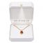 Wholesale Luxury Pu Leather White Jewelry Box Set Ring Box