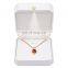 Wholesale Luxury Pu Leather White Jewelry Box Set Ring Box