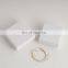 PandaSew Custom Logo Printed Lid & Base Foam Filled Rigid Cardboard Paper Gift Necklace Ring Packaging Jewelry Box