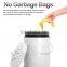 color powder coating odor blocking charcoal filter kitchen garbage cans