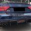 Диффузор из углепластика S5 B8 для Audi S5 B8 со светом в стиле KB. Диффузор Audi S5 B8. 2008, 2009, 2010, 2011 гг.
