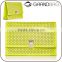 2016 fashion yellow perforated leather Small Lunch Bag Clutch Flap front calfskin party clutch with external back pocket