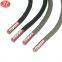 25mm shiny blak plastic shoelace aglet blank shoelace coed ends for hoodie/sport pants