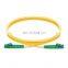 LC APC to LC APC Duplex 2.0mm PVC (OFNR) 9125 Single Mode Fiber Patch cord Cable