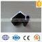 black powder coated angle aluminium profile to make door and windows