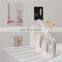 Nordic INS Style Spiral Figurines Frosted Design Model Home Flowers Decorative Ornament Matt White Ceramic Vase