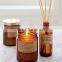 private label Scented candle long lasting luxury glass soy wax candles