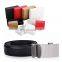Genuine leather belt for men automatic buckle ratchet wholesale customized flexible hot sale OEM ODM