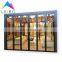 exterior aluminum folding door system house patio double glazed aluminium glass bi fold door powder coating
