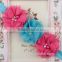 Chiffon artificial flower flower pearl baby hair accessories MY-AB0025
