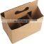 afe and Easy Transport of Wine & Liquor Sturdy Cardboard Carrier Holds Six Bottles Corrugated Wine Bottle Carrier