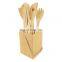 Bamboo Utensil Holder for Countertop Farmhouse Kitchen Decor Utensil Crock for Kitchen Pantry Organizer