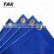 factory direct 1000D 610gsm Blue Waterproof Heavy Duty covering PVC Tarps sheet fireproof Tarpaulin Cover for Truck Tent