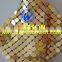 golden metallic aluminium sequin fabric cloth supplier | generalmesh