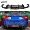 A5 S5 With LED Light Carbon Fiber Rear Diffuser Lip Rear Bumper lip Rear Splitter For Audi A5 Sline S5 B8.5 2012-2016