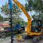 hot sale power digger auger drill portable mining earth pile auger rotary spiral drill machine