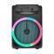 8 Inch Portable BlueTooth Speaker With Colorful RGB Lights Support Type-c Charging Wired MIC Speaker