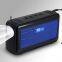 Outdoor Camping Party Solar Panel Energy Products Speaker with Left Right Flashlights Music Player USB TF AUX FM Radio