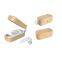 New Eco Friendly Bamboo in-ear Earbuds Hifi Stereo Sound Blue Tooth BT 5.0 Portable Wireless Earphone
