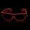 Glow in Dark Party AAA Battery Wire/Wirelss Light up EL Glasses