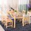 Custom Pine Wooden furniture tables and chairs,restaurant furniture set table and chair