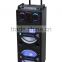 2016 USB LED active trolley outdoor DJ professional subwoofer portable wireless bluetooth speaker