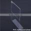 rigid flexible thickness 7.5mm both side faced film PVC transparent sheet