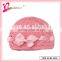 Soft material high quality beanie wholesale corchet baby hat pattern with ribbon bow (MZ--0000)