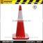 100cm Recycled Rubber Traffic Safety Warning Cone Reflective Caution Cone