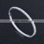 2016 New Arrival High Polish Finish Top Quality Star Pattern Stainless Steel Bangle SMJ0056