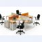 Modern cubicle workstation partition designs for 4 person (SZ-WSB374)