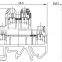 SEK-4/2-2 double level brass screw terminal block
