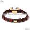 Bracelet Jewelry Charm Square Beads Mens Bracelets with Natural Stone bracelet