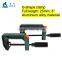 HongKong SHE.K supply fixed clamp aluminium alloy heavy duty G clamp
