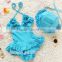 2016 china wholesale One Piece Child Litter Kids lovely Girls Swimwear summer Kids Swimsuit For baby girls bathing suit