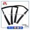 Black Spraying Plastics EPDM Auto Glass Run Channel