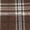 High quality British grid 100% linen fabric wholesale