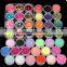 42 Acrylic Powder Brush Glitter Clipper File Nail Set