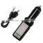 Hot Sale Wireless LCD Bluetooth Car Kit 12V MP3 Player Dual USB Charger Handsfree FM Transmitter For Iphone For Samsung