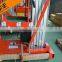 Hydraulic One Man Lift/electric Lift Work Platform/single Mast Aluminum Alloy Lift