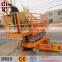 9.8m battery powered self-propelled scissor lift hydraulic drive motor