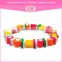 2016 new fashion girl simple trendy style make your own stainless steel bracelet resin materials