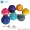 2016hotsale wholesale pvc hand massage ballsspiky maasage ball, custom logo ball