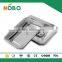 Wholesale Rectangle Stainless Steel Restaurant Serving Dishes